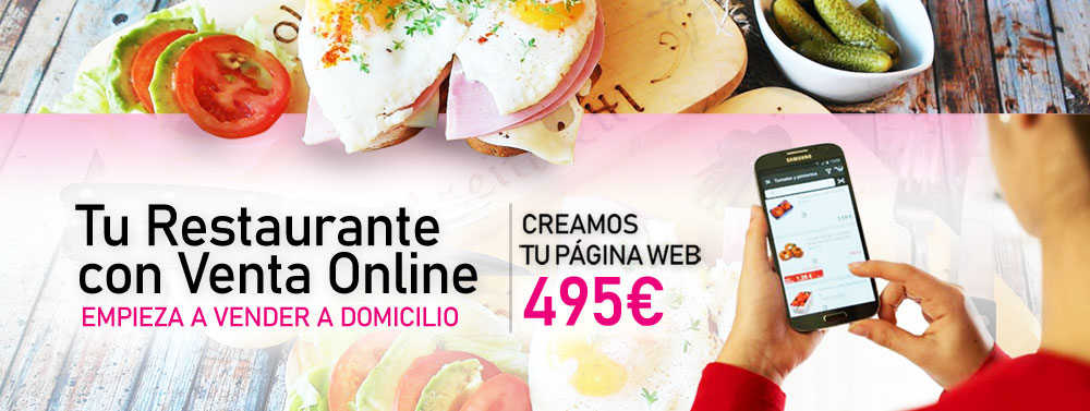 Restaurante con pasarela de pagos